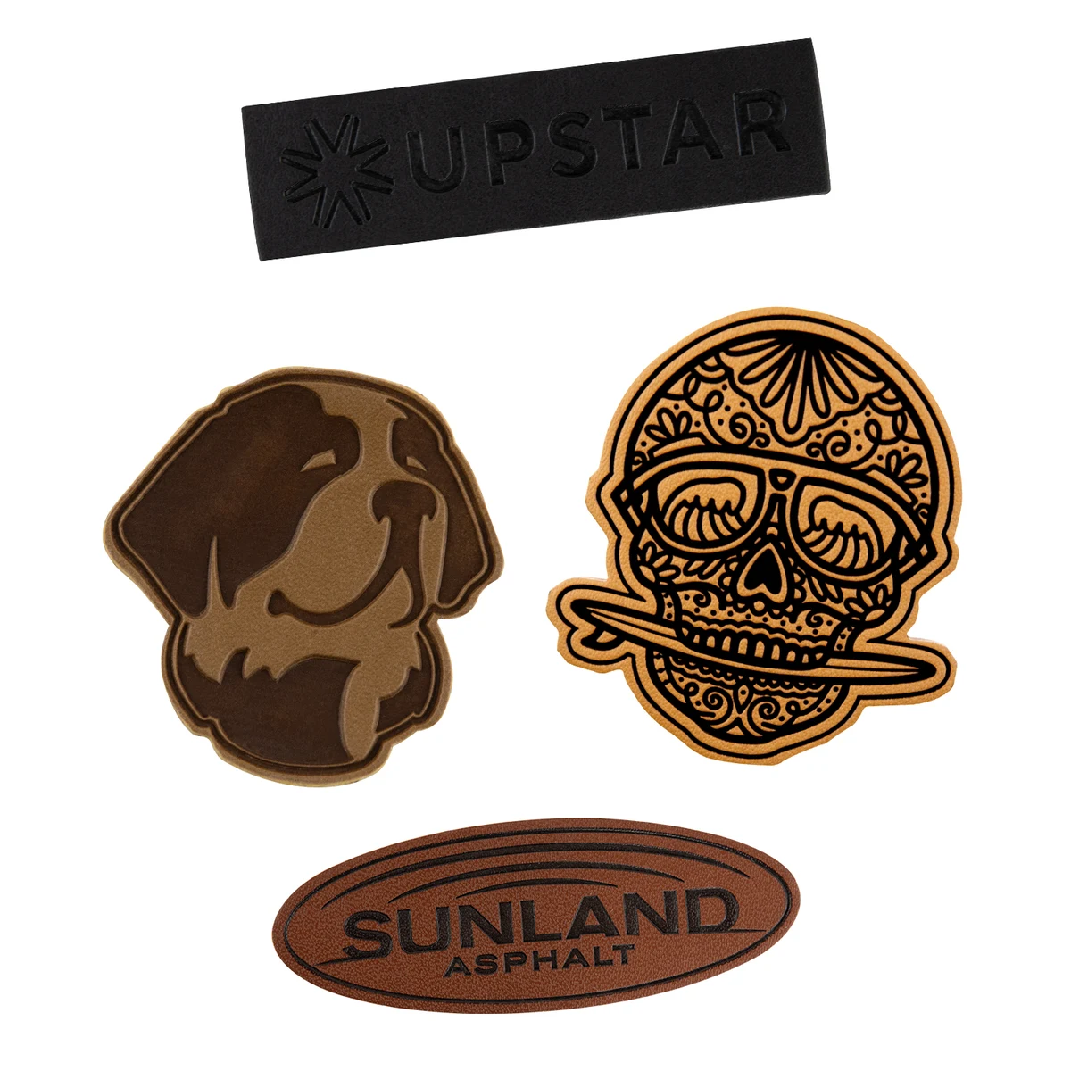 2" Faux Leather Patch 1