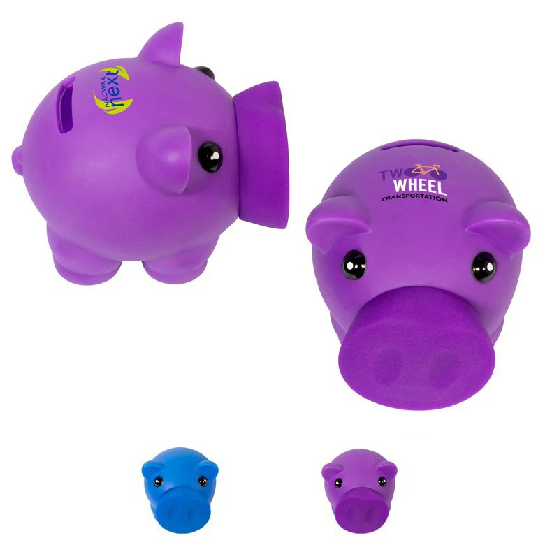 Piggy Coin Bank Solid Colors 1