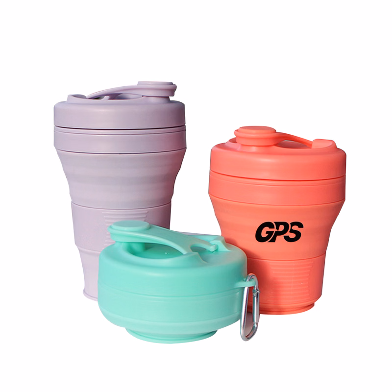 Water cup foldable,formulated with straws