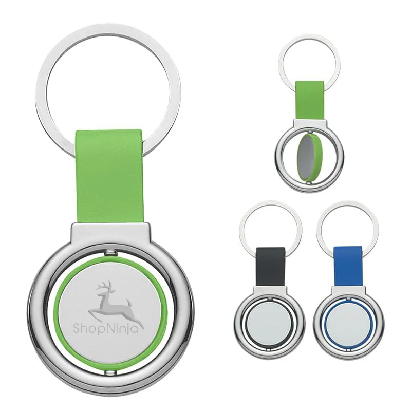 Round Spinning Key Chain 1