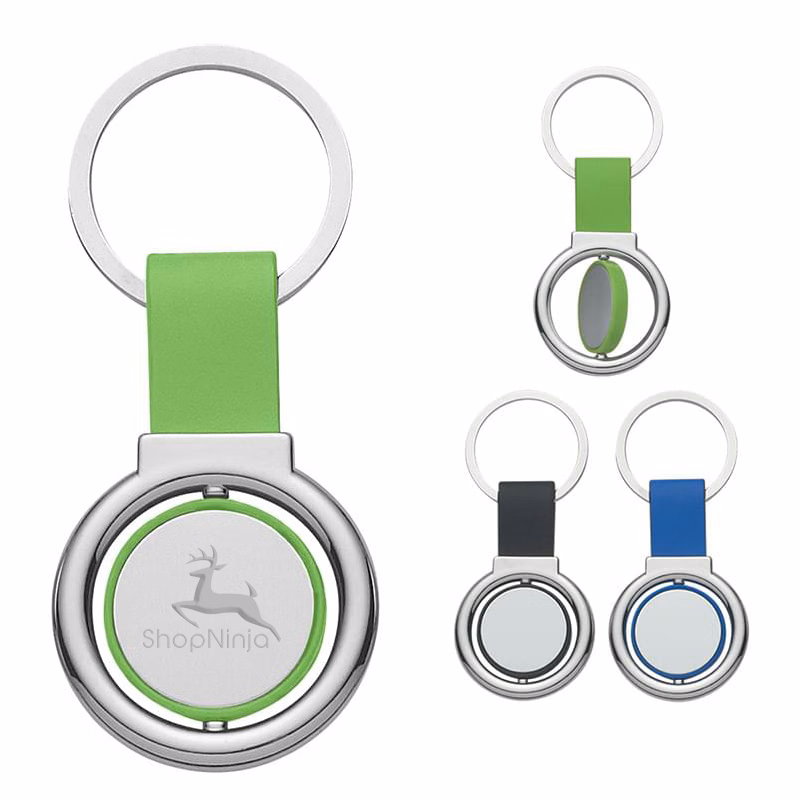 Round Spinning Key Chain