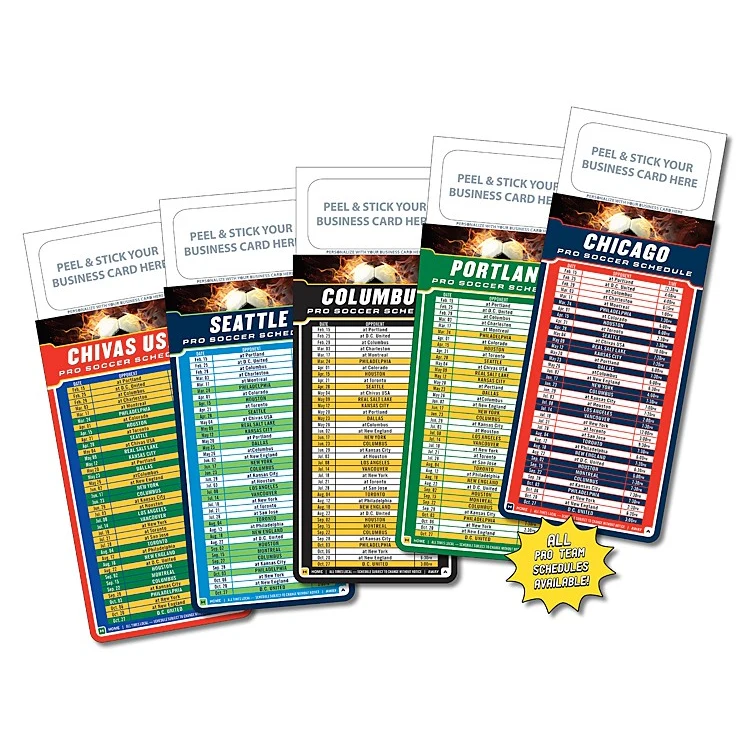 M.B.C. Sport Schedules - Pro Soccer (3.5x9) 1