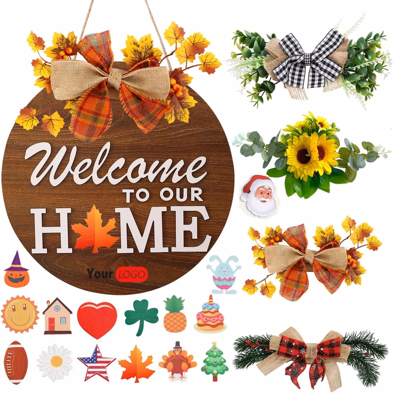 Glowing Christmas Welcome Listing Decoration