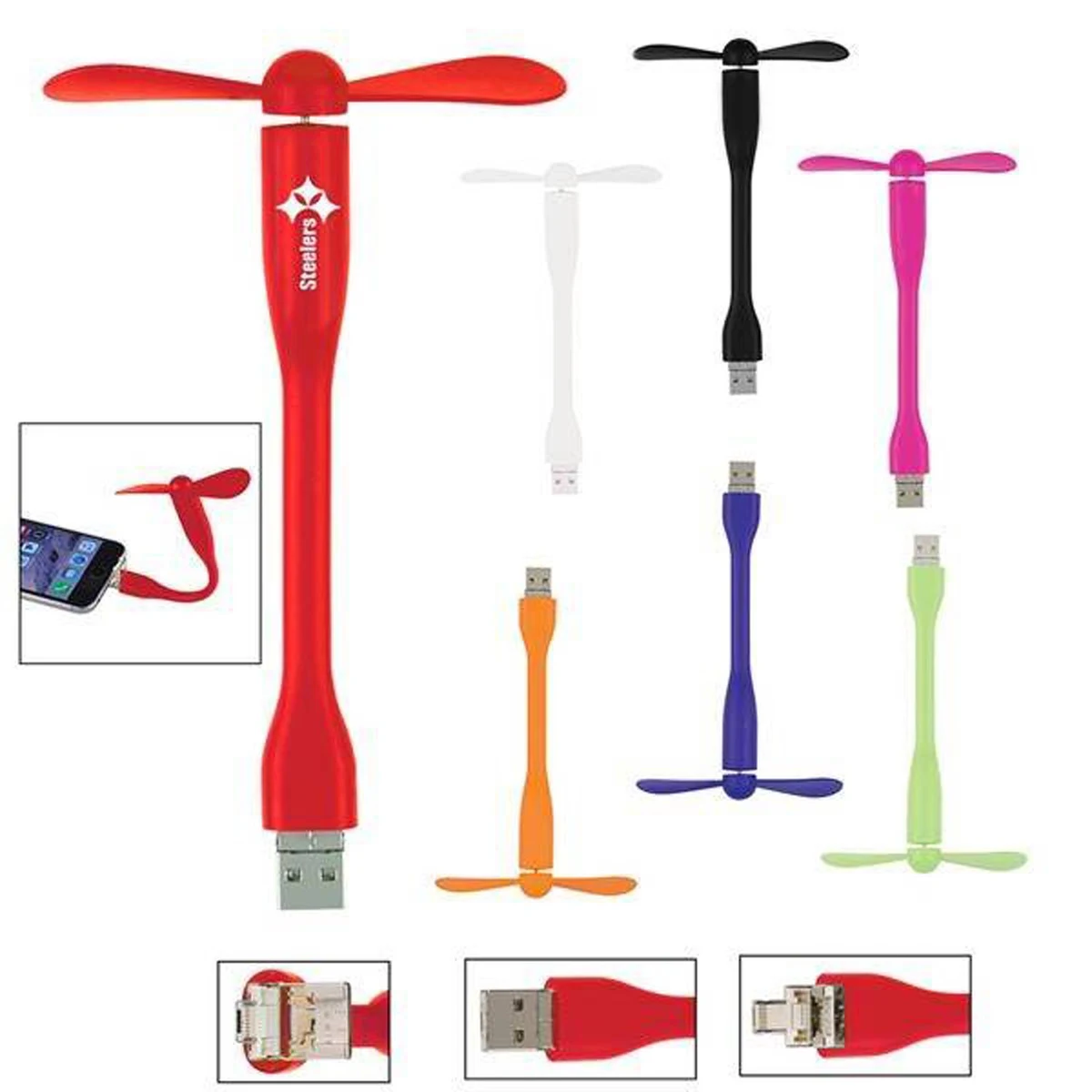 Flexible Plastic Fan with Usb Cable 1
