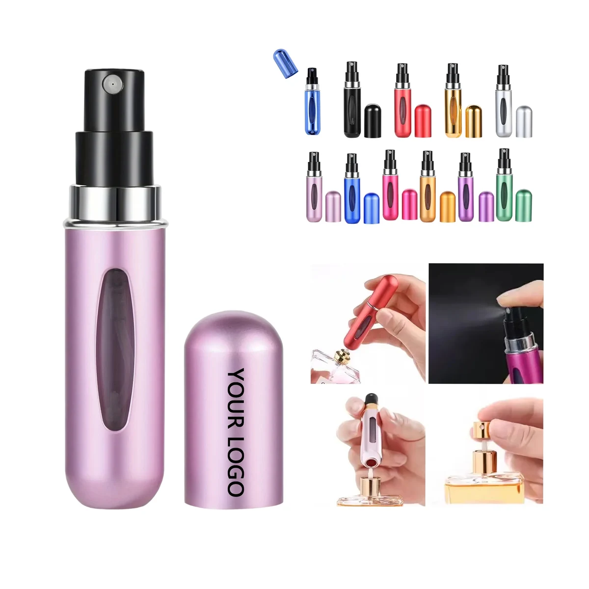 0.175oz Portable Perfume Atomizer Bottle 1