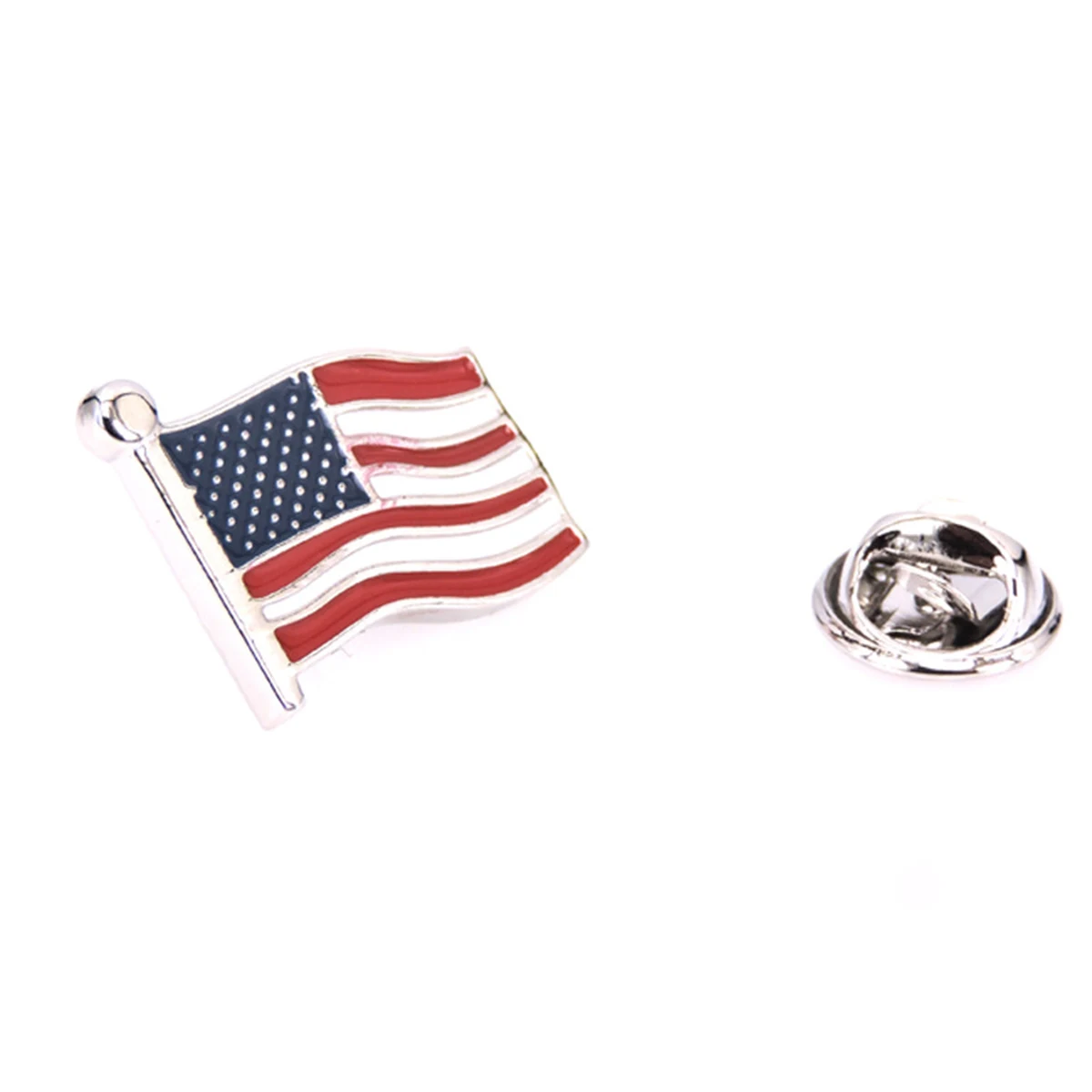 Metal Flag Brooch Pins 1