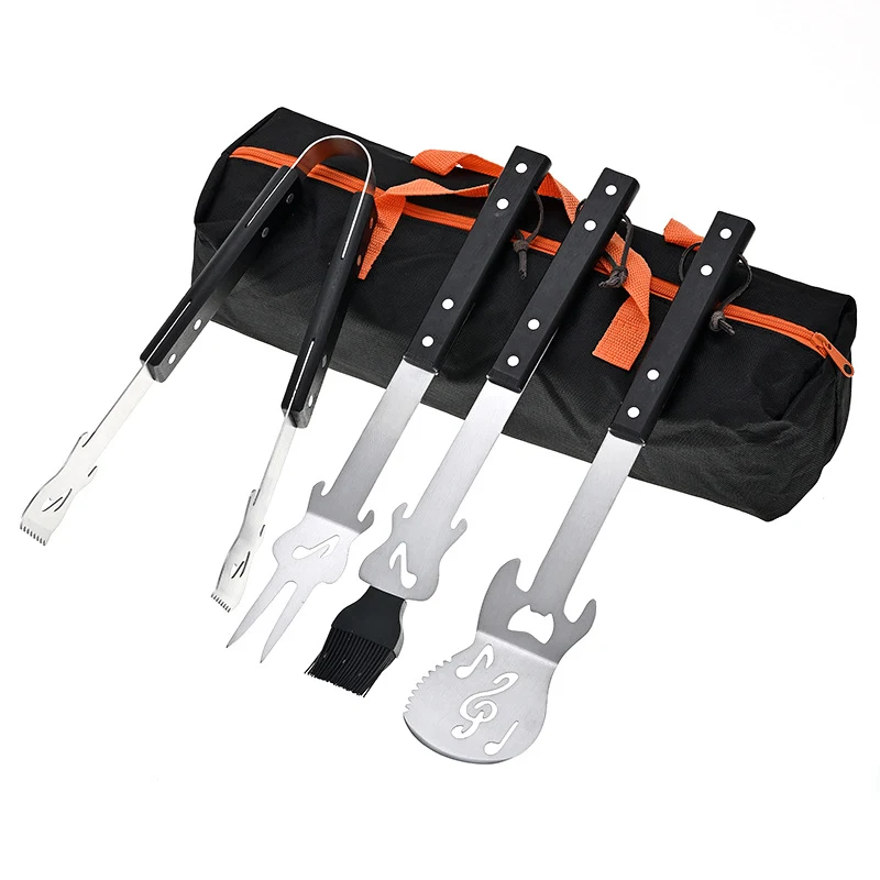 4 Pcs Guitar Barbecue Tool Set 1