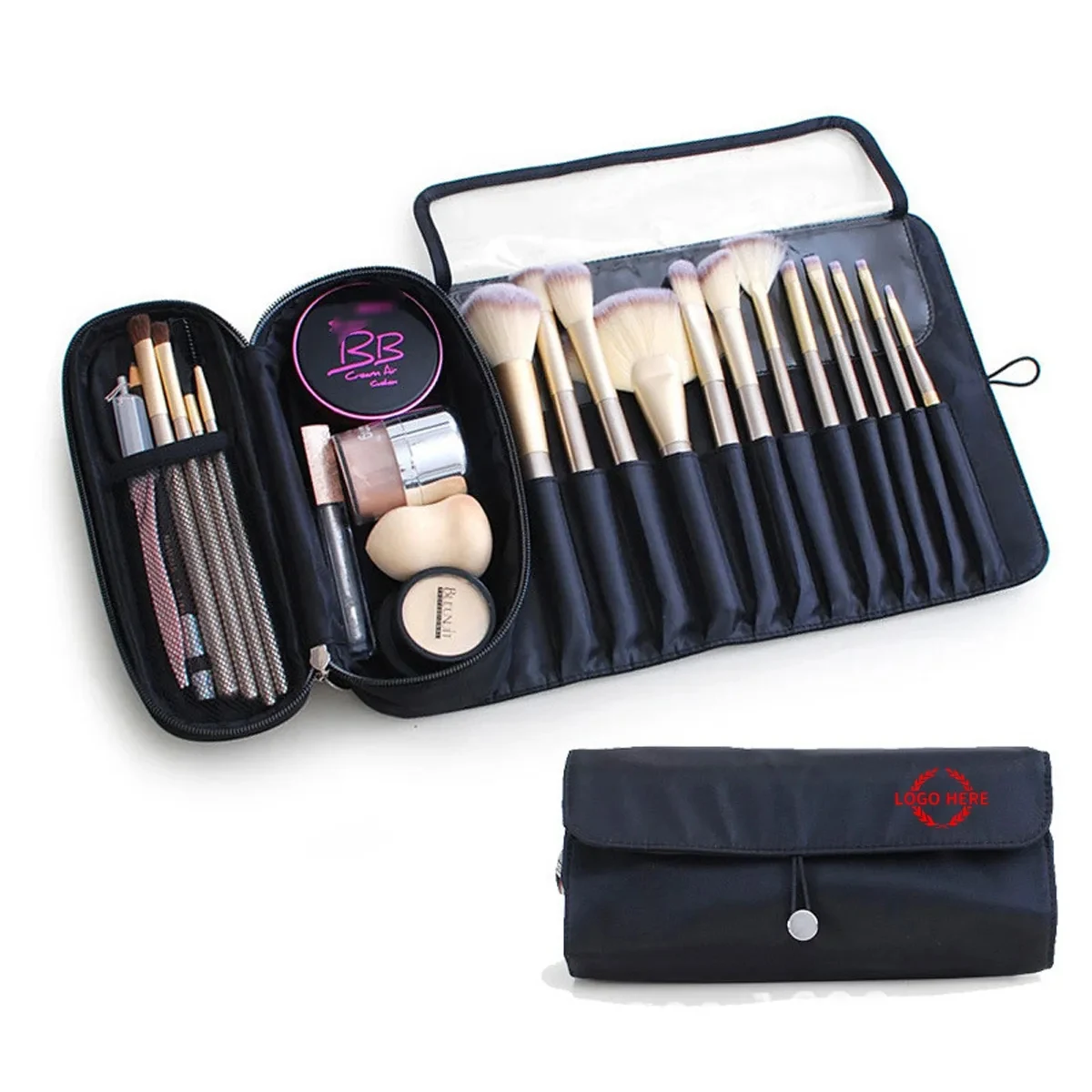Portable Makeup Brush Storage Bag 1