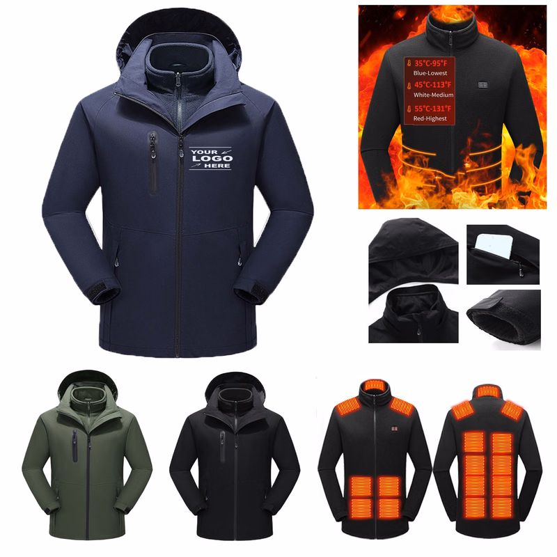 Unisex 2 Piece Electric Heated Jacket