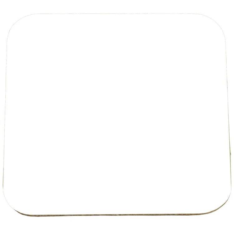 3 1/2" Square 40 Point Pulp Board Coaster 1