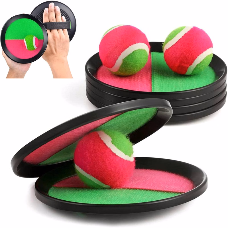 Throw Paddle Toss And Catch Ball Set