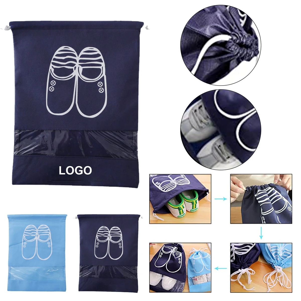 Portable Travel Shoe Bags 1