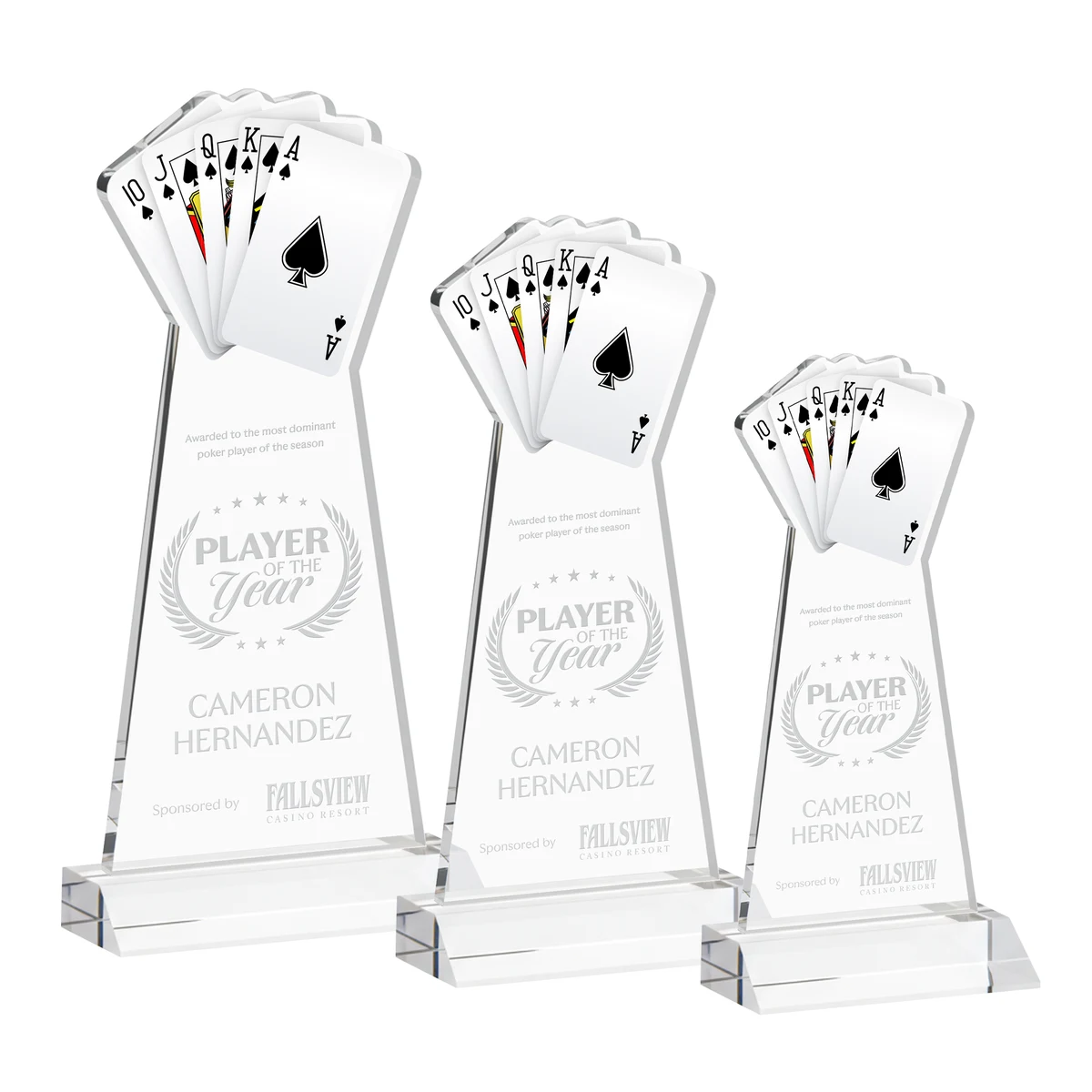 Poker Award - Clear 1