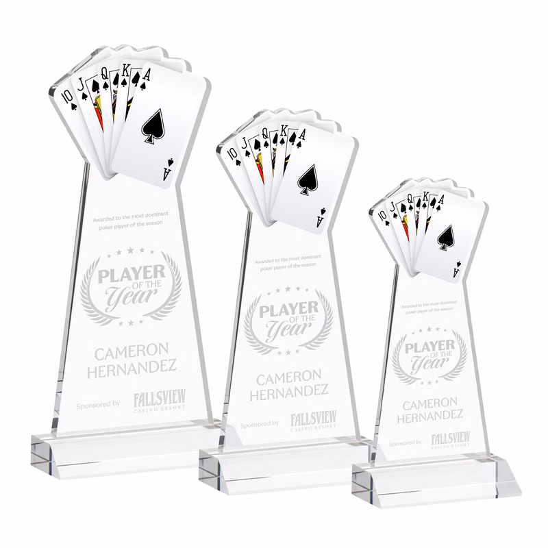 Poker Award - Clear