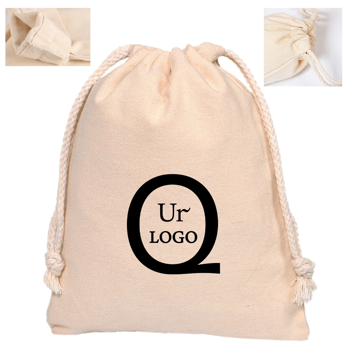 Cotton Drawstring Canvas Bag 1