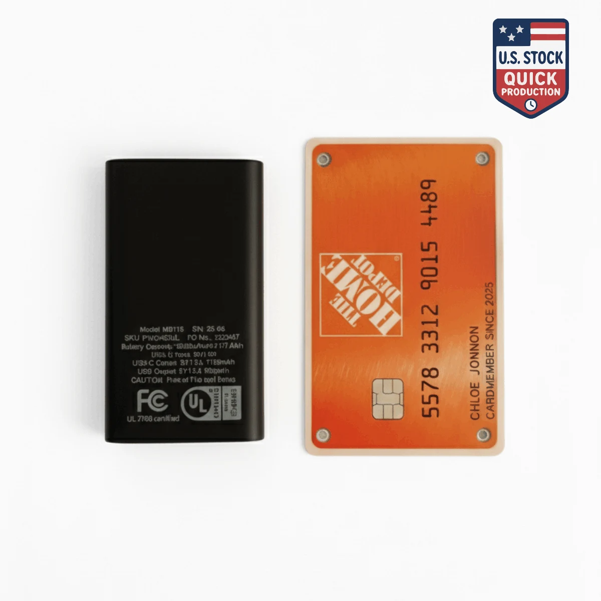 UL Certified 2000mAh Dual Port Compact Power Bank – Smaller Than a Credit Card Travel Charger 1
