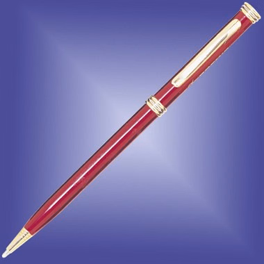 SLIM LINE PEN- GOLD ACCENT