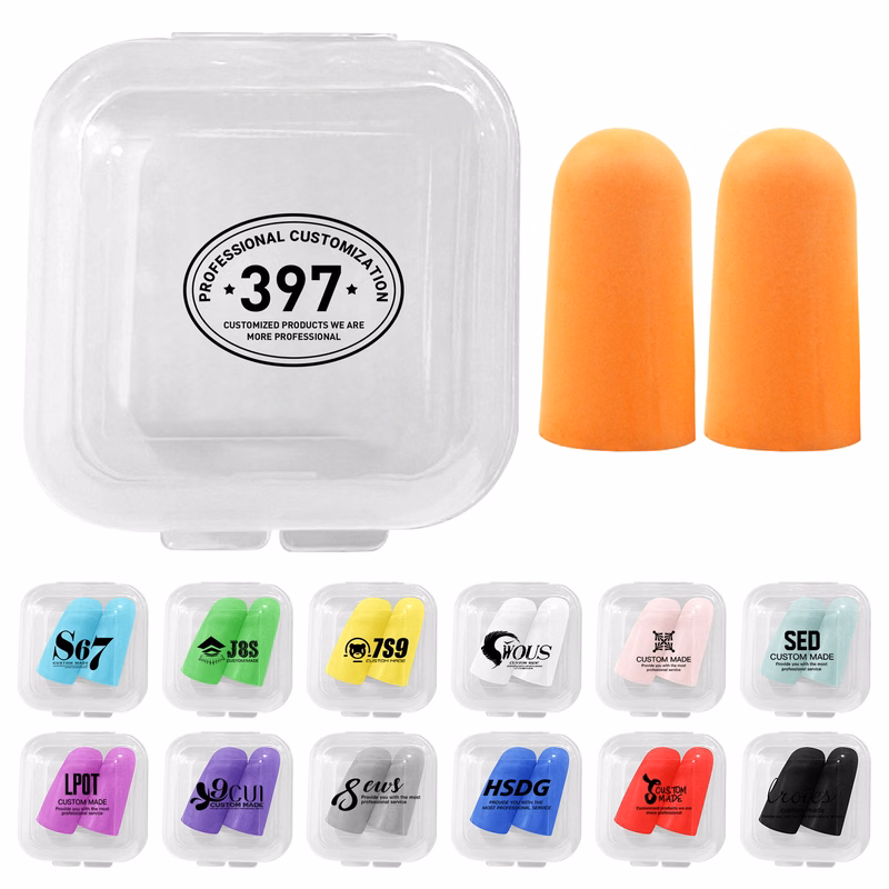 Soft Soundproof Earplugs In Case