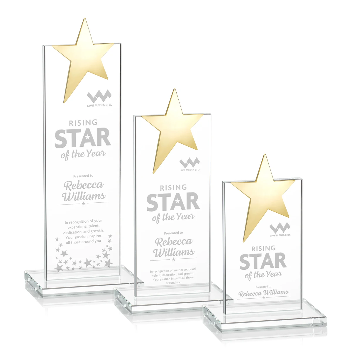 Bryanston Gold Star Award - Clear 1