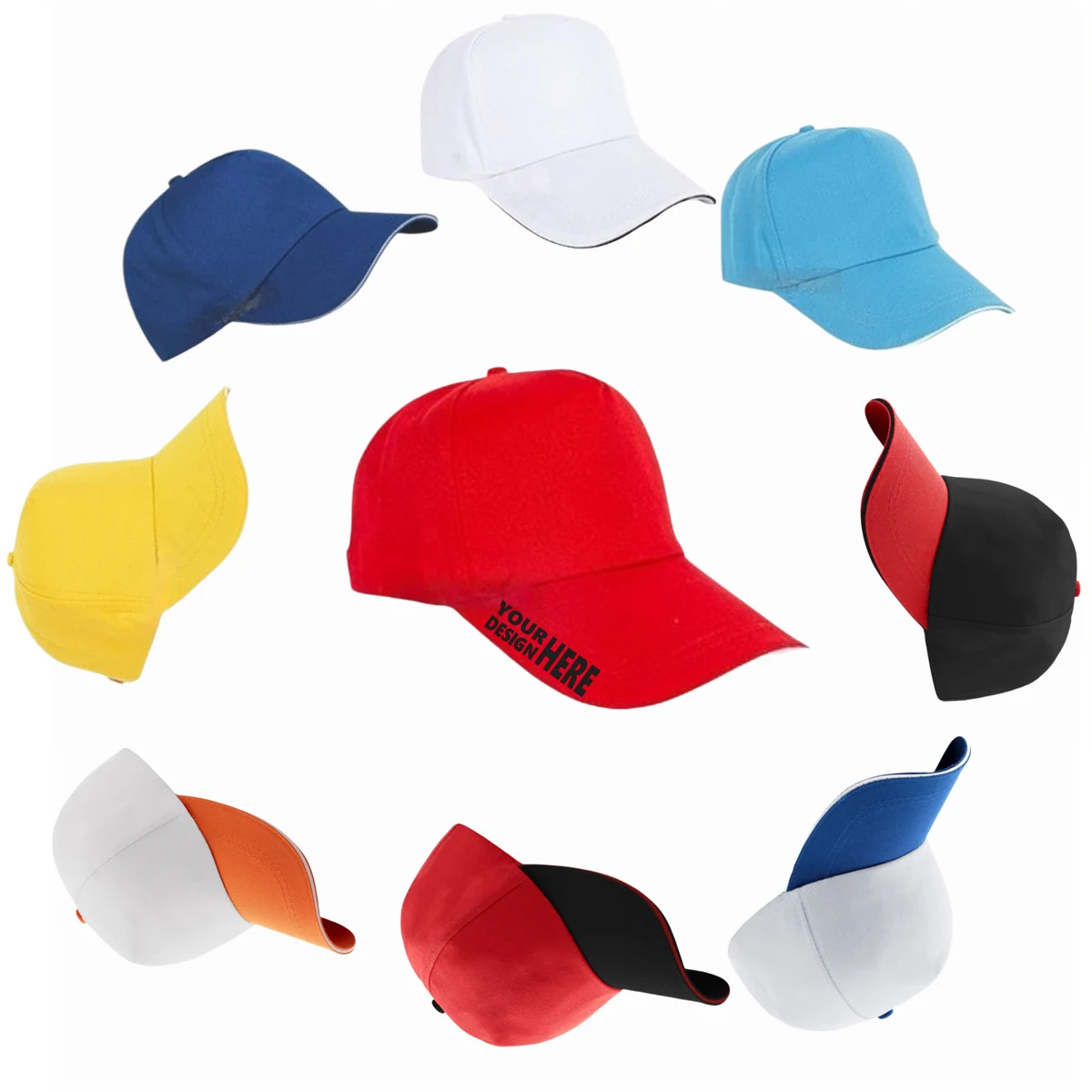 Custom Embroidered Baseball Caps 1