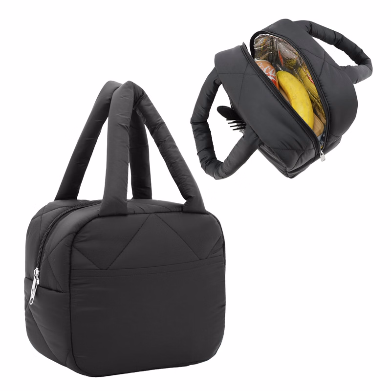 Veranda Quilted Nylon Lunch Bag
