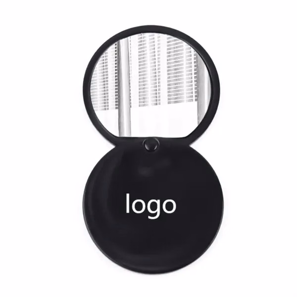 Custom 2.76 Inch Compact Makeup Mirror — Portable Beauty Touchup Accessory
