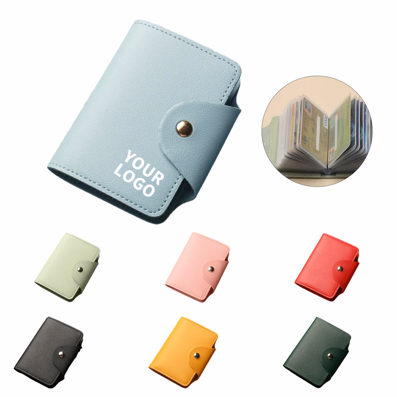 Genuine Leather Card Holder With 22 Slot