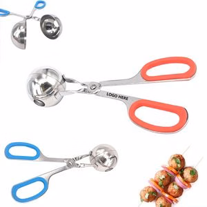 Large Metal Meatball Maker Scooper With Soft Grip