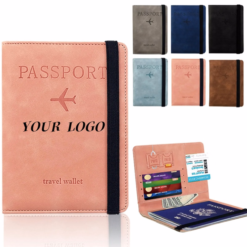 RFID Blocking Travel Passport Wallet Case