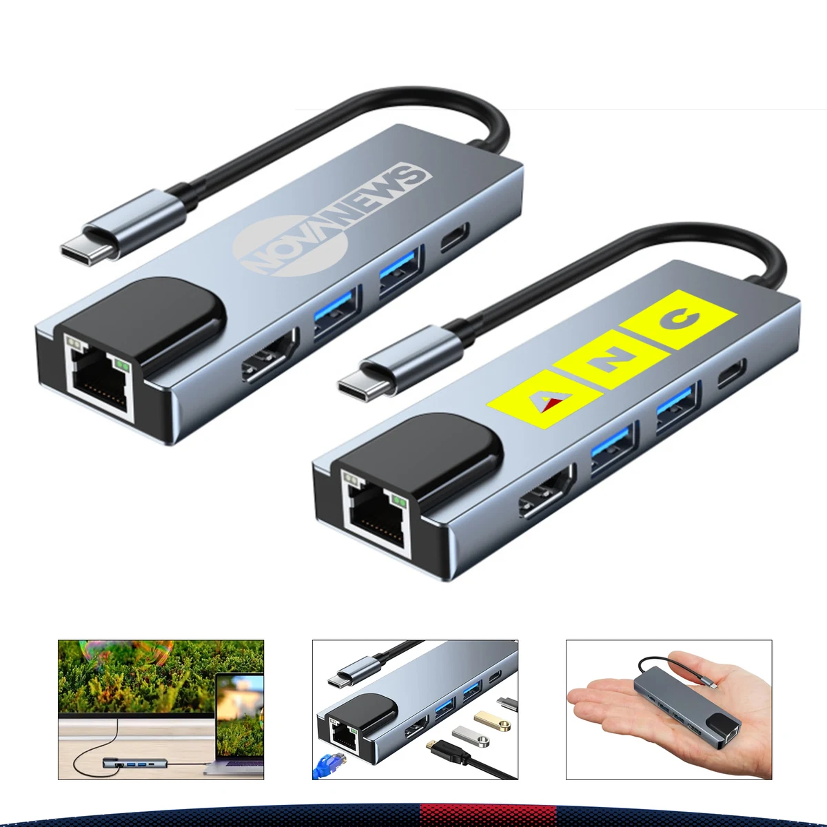 Dopie 5in1 Type-C Hub 1