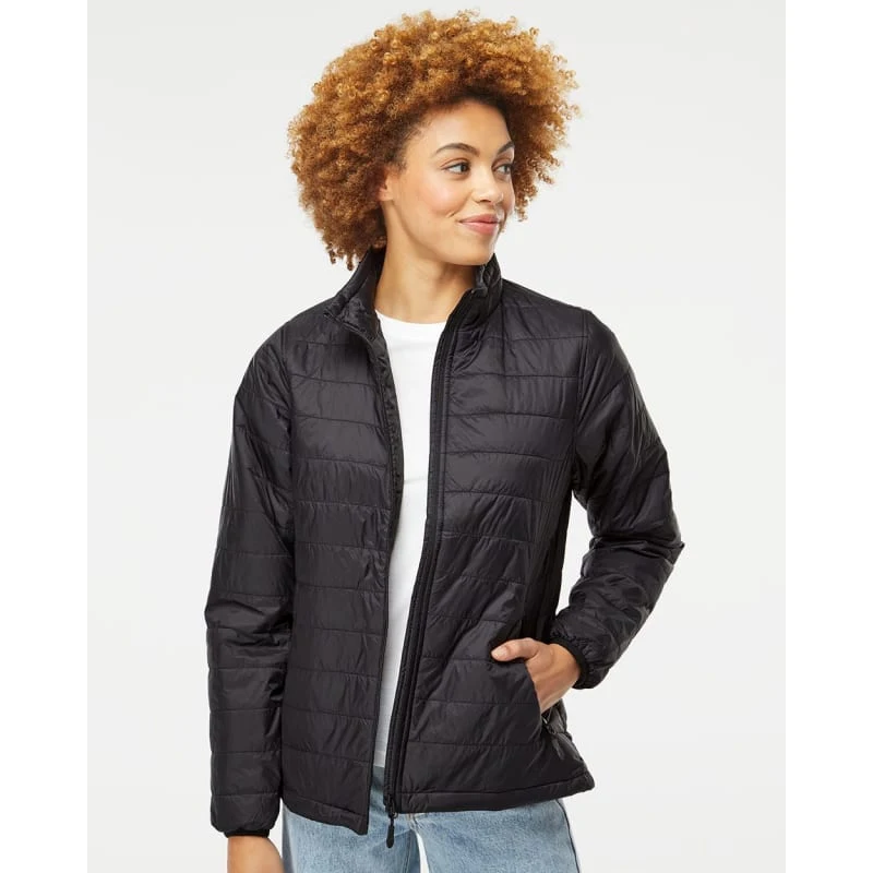 Independent Trading Co. Women's Puffer Jacket - EXP200PFZ 1