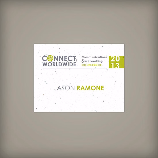 Single-Sided 4 x 3" Seed Paper Name Tags