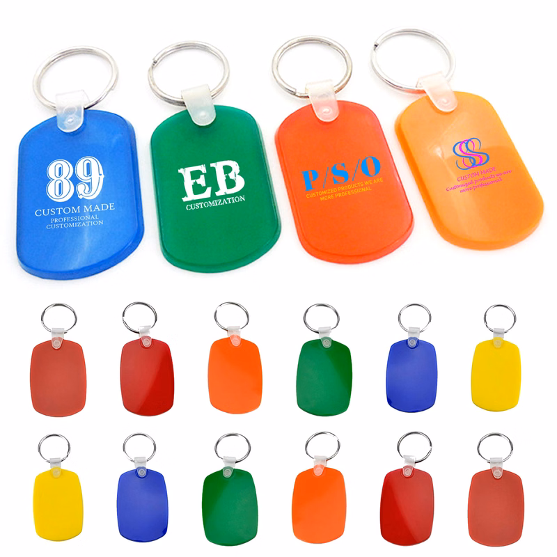 Vinyl Oval Soft Key Tags