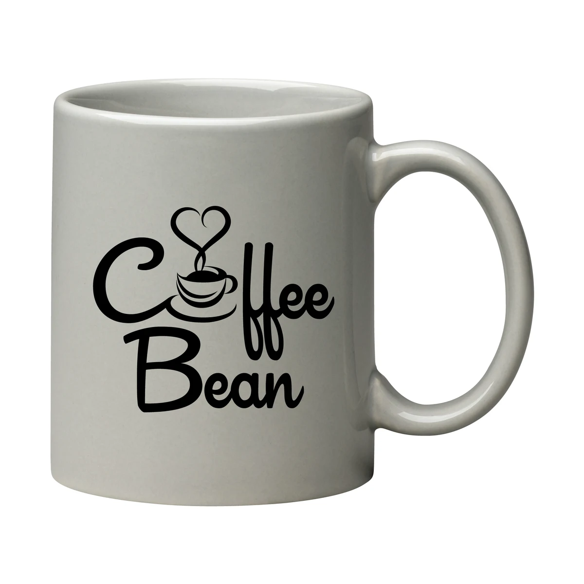 11 oz. Light Gray C Handle Mug 1