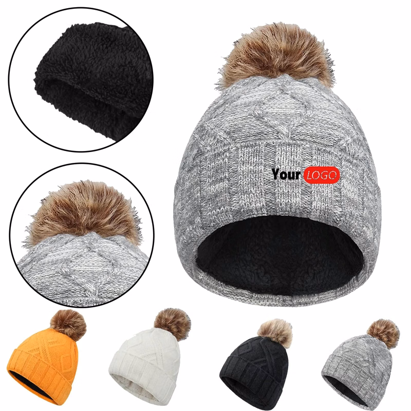 Autumn Winter Trendy Knit Beanie Hat