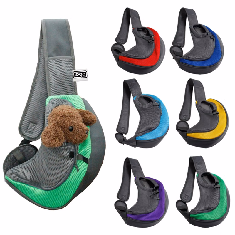 Pet Dog Sling Carrier Breathable Mesh Travel Safe Front Bag