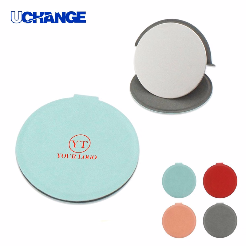Folding Makeup Mirror with PU Leather Case