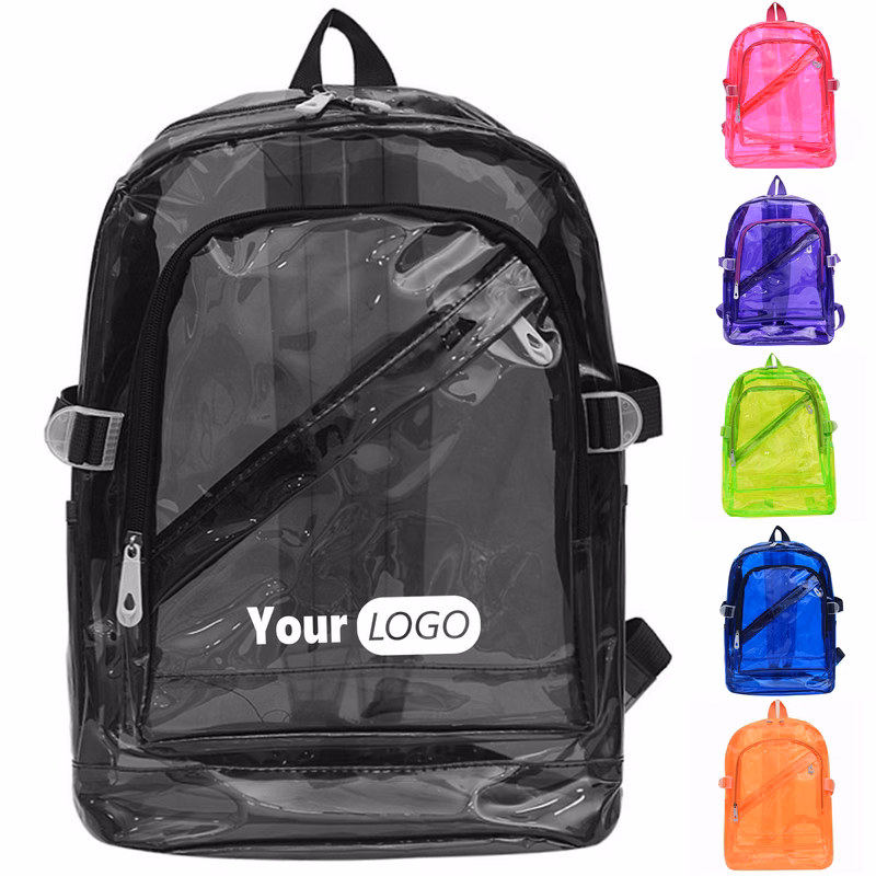PVC Clear Candy Color Backpack
