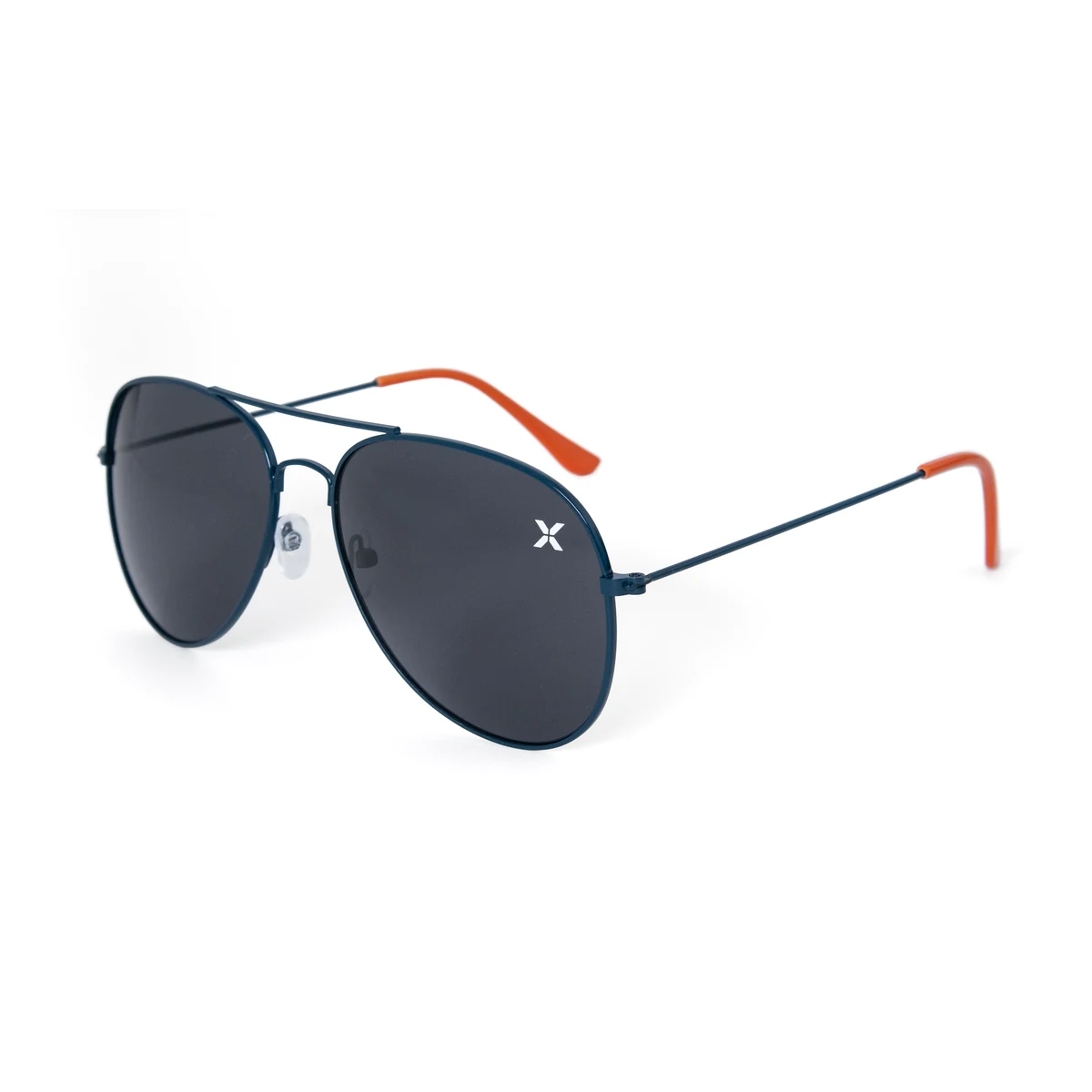 Solid Color Frame with PMS Ear Pieces Aviator Sunglasses 1