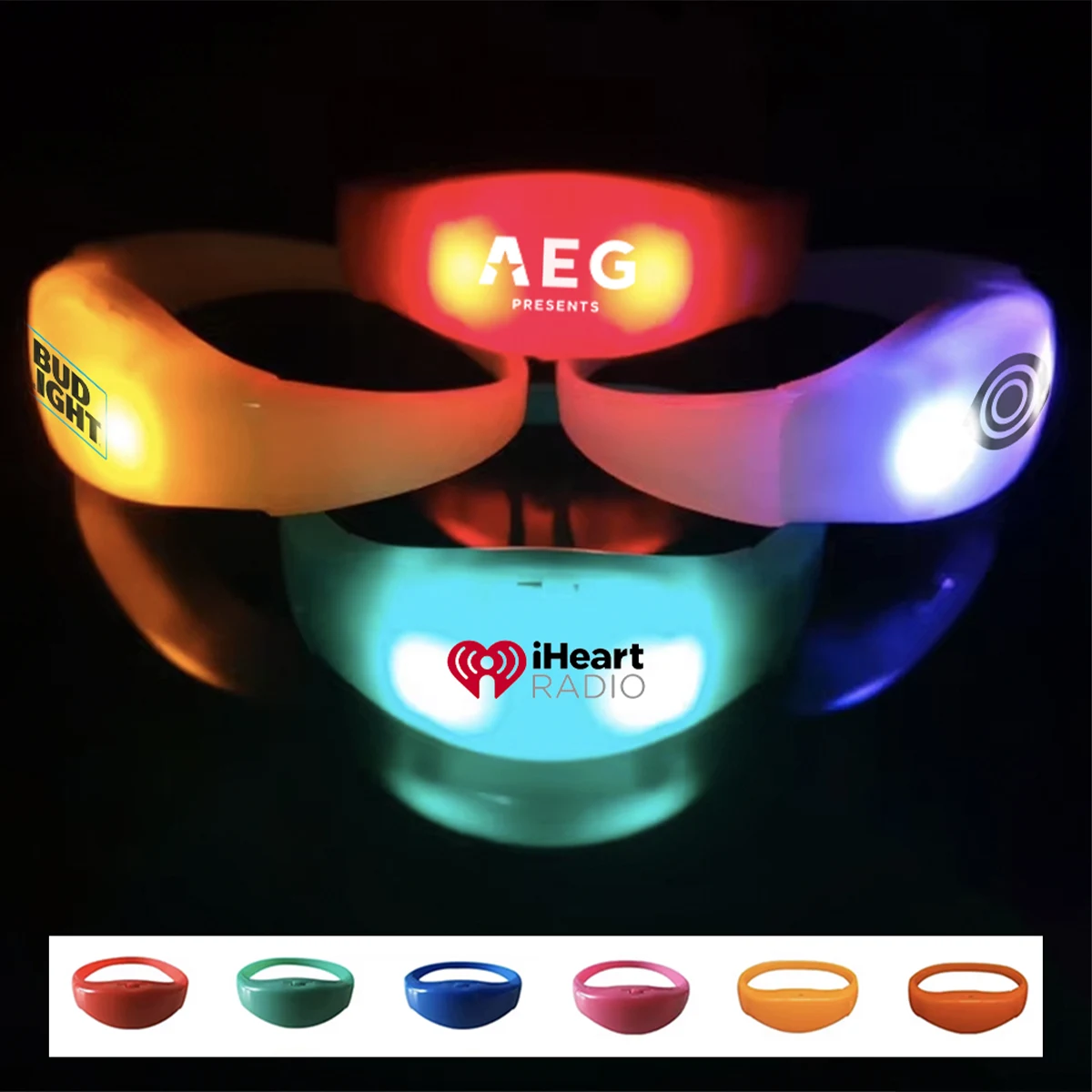 Voice Activated Remote Control LED Bracelet 1