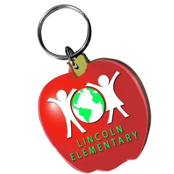 Apple Shaped Keychain 1