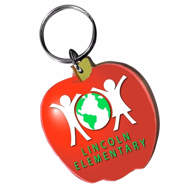 Apple Shaped Keychain