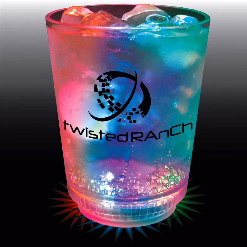 12oz 3-Light Plastic Rocks Cup