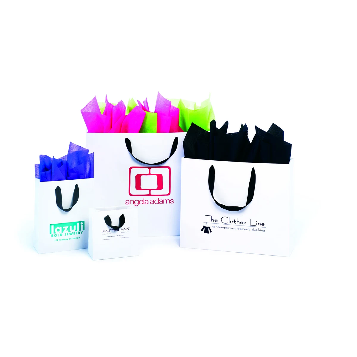 European Shopping Bags - Grosgrain Handle 1