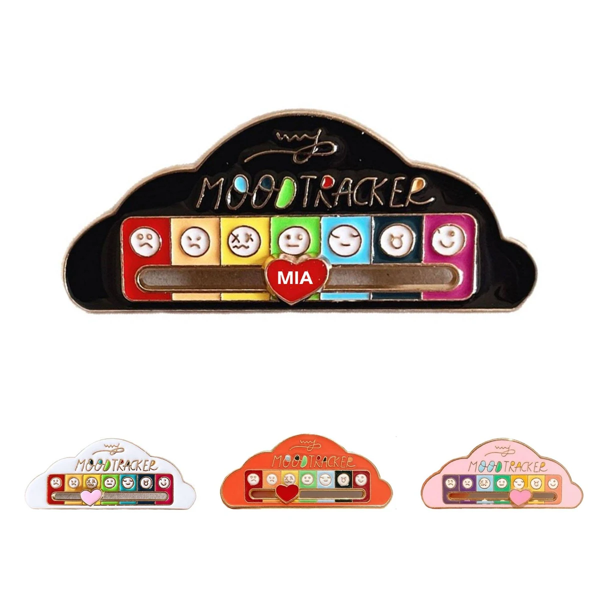 Metal Mood Conversion Energy Brooch 1