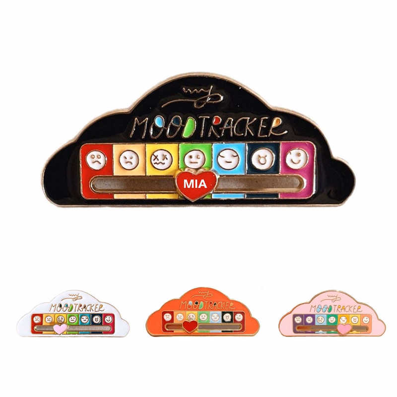 Metal Mood Conversion Energy Brooch
