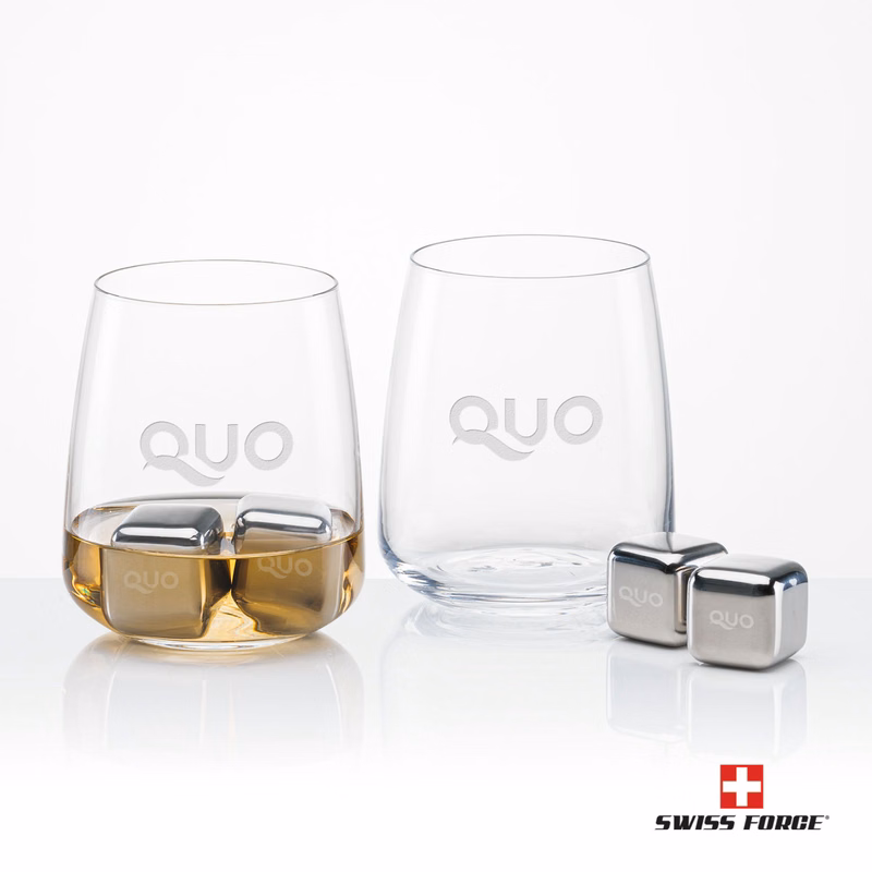 Swiss Force® S/S Ice Cubes & 2 Dunhill Tasters