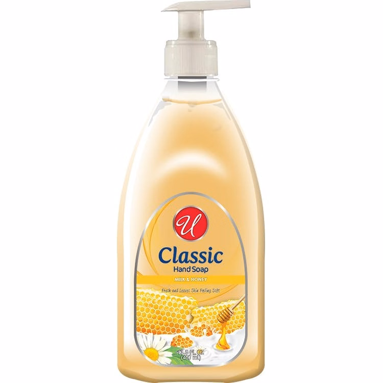 Liquid Hand Soap - Milk & Honey 13.5 oz