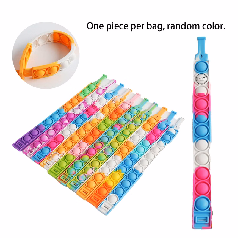 Silicone Pop Fidget Wristband