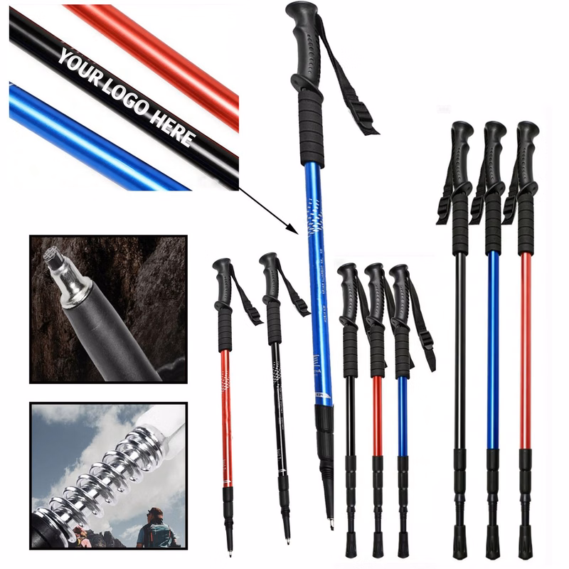 Outdoor Straight Handle Trekking Stick for Hiking